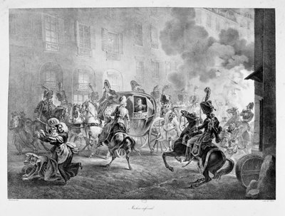 La macchina infernale, 24 dicembre 1800, XIX secolo da Unbekannt