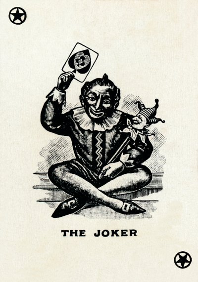 Il Joker da un mazzo di carte da gioco Goodall & Son Ltd. da Unbekannt