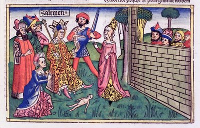 Il Giudizio di Salomone da Unbekannt