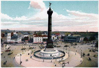 La Colonna di Luglio in Place de la Bastille, Parigi da Unbekannt