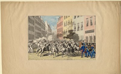 La Rivoluzione di Luglio del 1830, 1830 da Unbekannt