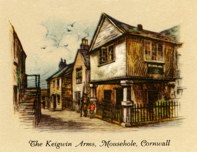Il Keigwin Arms, Mousehole, Cornovaglia, 1936 da Unbekannt