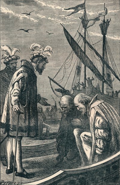 Il Re visita Vasco da Gama, 1904 da Unbekannt