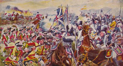 Il Reggimento Yorkshire Light Infantry. La Battaglia nei Rosefields a Minden, 1759, 1939 da Unbekannt