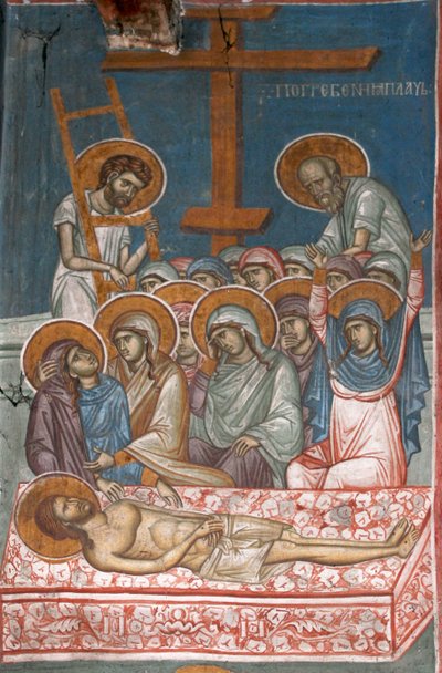 Il compianto su Cristo, ca 1350 da Unbekannt