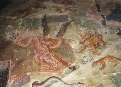 Il Giudizio Universale. Dettaglio: la terra ha restituito i suoi morti, 1321-1322 da Unbekannt