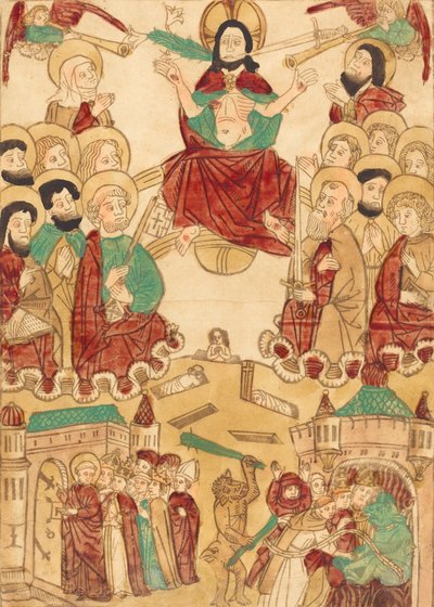 Il Giudizio Universale con gli Apostoli, c. 1460 da Unbekannt