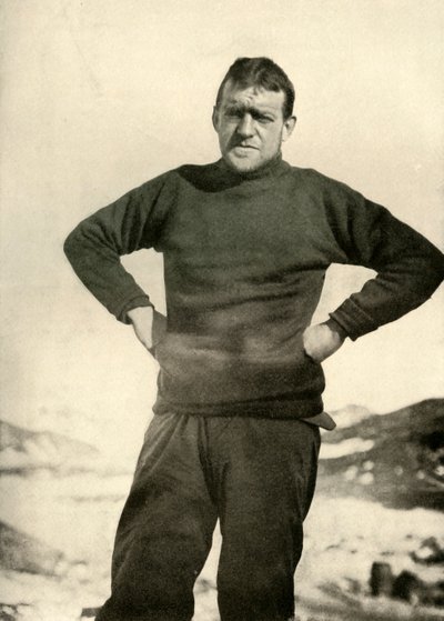 Il capo della spedizione in abbigliamento invernale, c1908, 1909 da Unbekannt