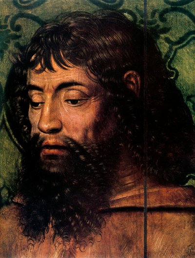 La leggenda di Santa Lucia, Vergine e Bambino con Santi (dettaglio) da Unbekannt