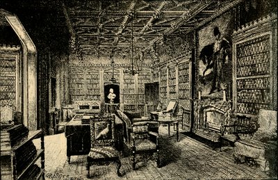 La Biblioteca di Abbotsford da Unbekannt