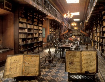 La Biblioteca del Convento di San Francesco, Lima, Perù, XX secolo da Unbekannt