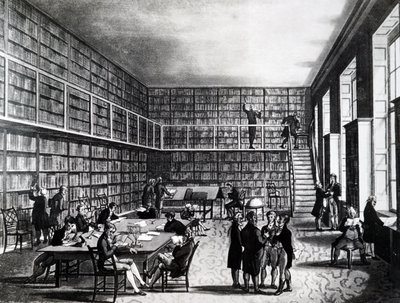 La biblioteca della Royal Institution, Albemarle Street da Unbekannt