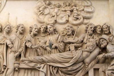 La Vita della Vergine, La Casa della Vergine, Santa Casa, Replica della Santa Casa, Chiesa di Nostra Signora di Loreto, Praga, Repubblica Ceca da Unbekannt