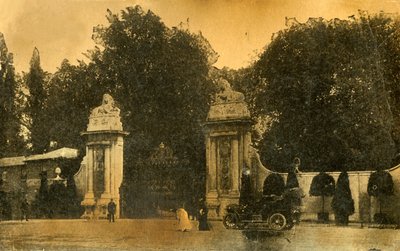 I cancelli del leone, Hampton Court, Londra, 1910 da Unbekannt