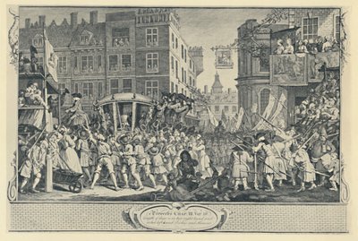 La parata del sindaco. Dalla serie Industria e Ozio, 1747, 1920 da Unbekannt