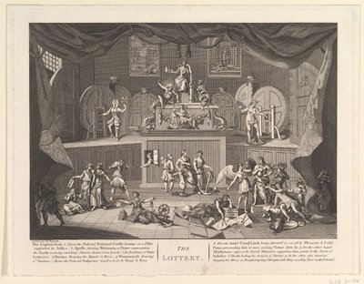 La lotteria, [dopo il 1724] da Unbekannt