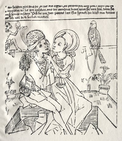 Gli amanti, c. 1470 da Unbekannt