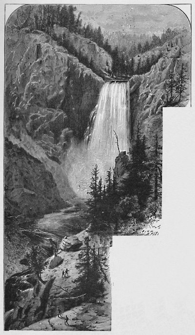 Le cascate inferiori, 1883 da Unbekannt