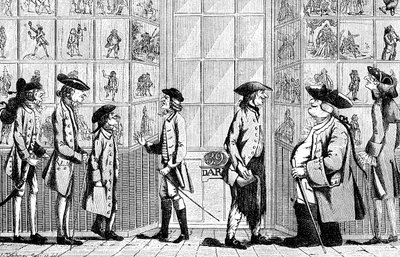 La stamperia di Macaroni, 1772 da Unbekannt