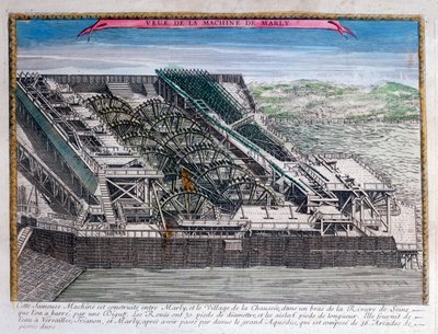 La macchina di Marly, XVIII secolo da Unbekannt
