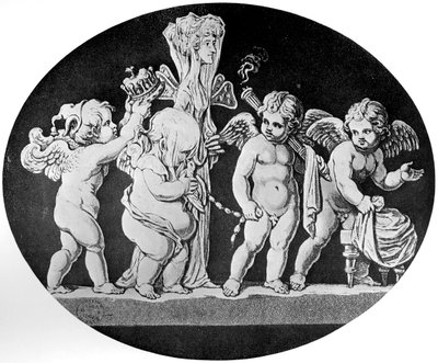 Il matrimonio di Cupido e Psiche, 1797 da Unbekannt
