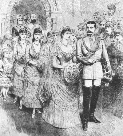 Il matrimonio della principessa Beatrice con il principe Enrico di Battenberg da Unbekannt