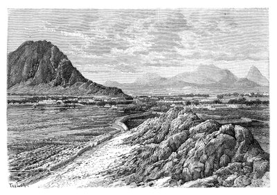Il Passo Marsha, a nord di Kandahar, Afghanistan, 1895 da Unbekannt
