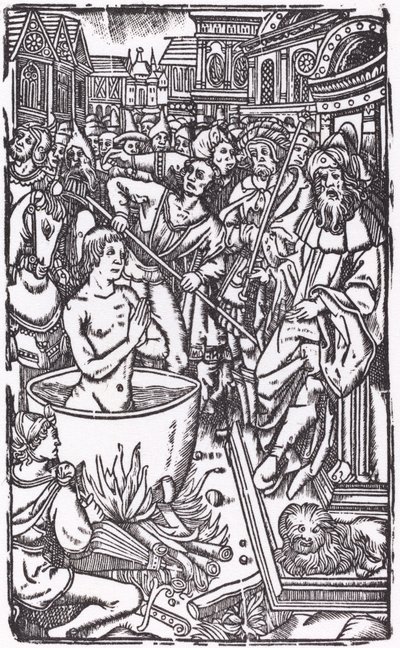 Il martirio di un santo da Unbekannt
