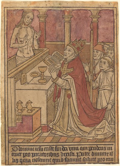 La Messa di San Gregorio da Unbekannt