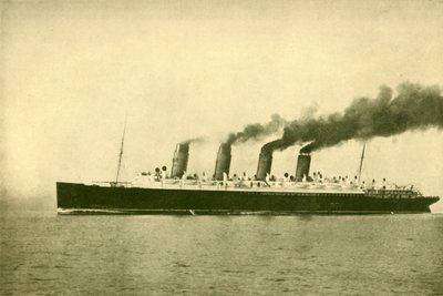 La Mauretania Cunard Line, 30.696 tonnellate da Unbekannt