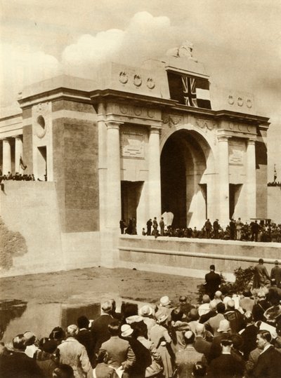 La Porta di Menin viene inaugurata, Ypres, Belgio da Unbekannt
