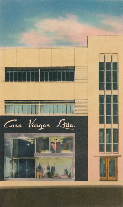 Il moderno grande magazzino Casa Vargas Ltda., Barranquilla, c1940s da Unbekannt