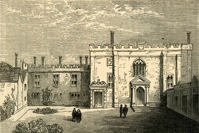 Il Monastero di San Giovanni di Gerusalemme, Clerkenwell - La Cappella dal Sud da Unbekannt