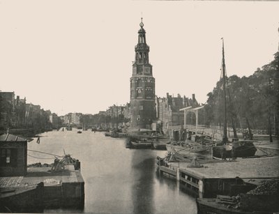 La Montelbaanstoren, Amsterdam, Paesi Bassi, 1895 da Unbekannt