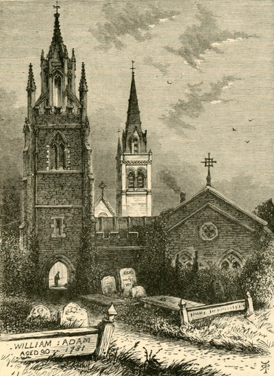 La Cappella Mortuaria e la Nuova Chiesa, Woburn, 1898 da Unbekannt
