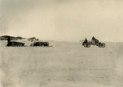 Il Motore che Trasporta Provviste per un Deposito, 1909 da Unbekannt