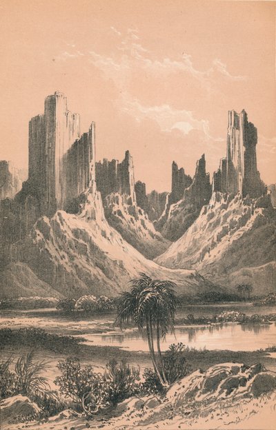 Le montagne di Hombori, c1900 da Unbekannt
