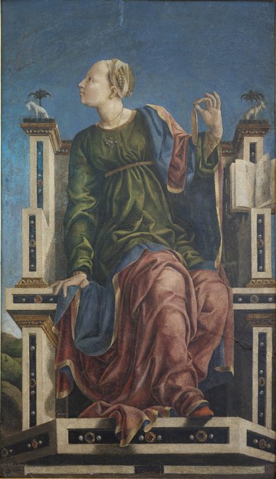 La Musa Urania, ca 1457 da Unbekannt