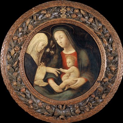 Il matrimonio mistico di Santa Caterina, prima metà del XVI secolo da Unbekannt