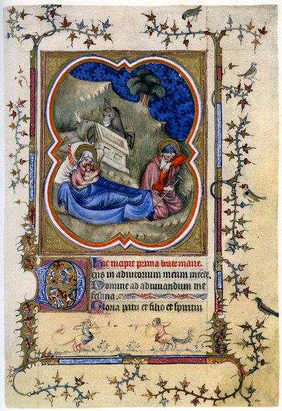 La Natività, da un Libro d