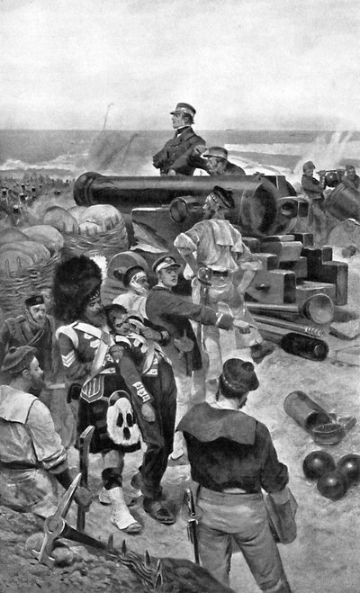 La Brigata Navale a Sebastopoli, 1850s da Unbekannt
