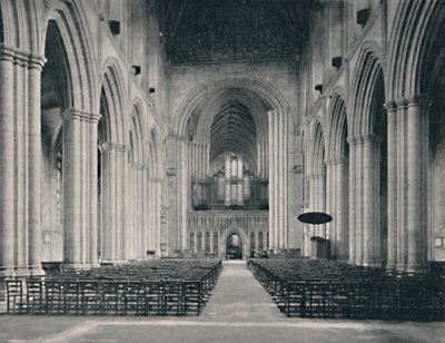 La navata, Cattedrale di Ripon, 1904 da Unbekannt