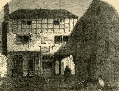 Il vecchio Red Lion, dalla parte anteriore, c1872 da Unbekannt