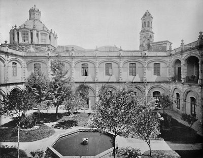 Il vecchio convento di San Hipolito, Città del Messico da Unbekannt