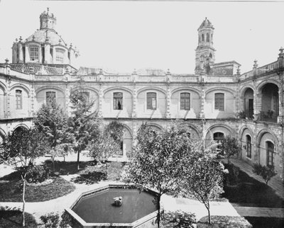 Il vecchio convento di San Hipolito, Città del Messico, Messico, c1900 da Unbekannt