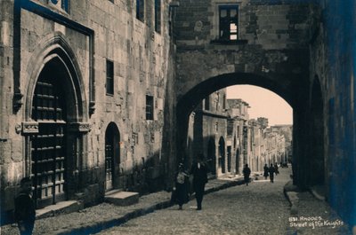 La città vecchia di Rodi, Grecia da Unbekannt