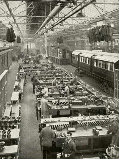 La revisione del materiale rotabile sotterraneo di proprietà del London Passenger Transport, 1935-36 da Unbekannt