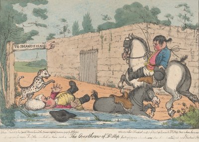 La caduta del Dr. Slop Tristram Shandy da Unbekannt