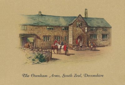 The Oxenham Arms, South Zeal, Devonshire da Unbekannt