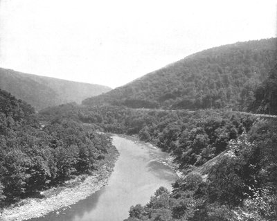 Il Packsaddle, Monti Allegheny, Pennsylvania, USA, c1900 da Unbekannt